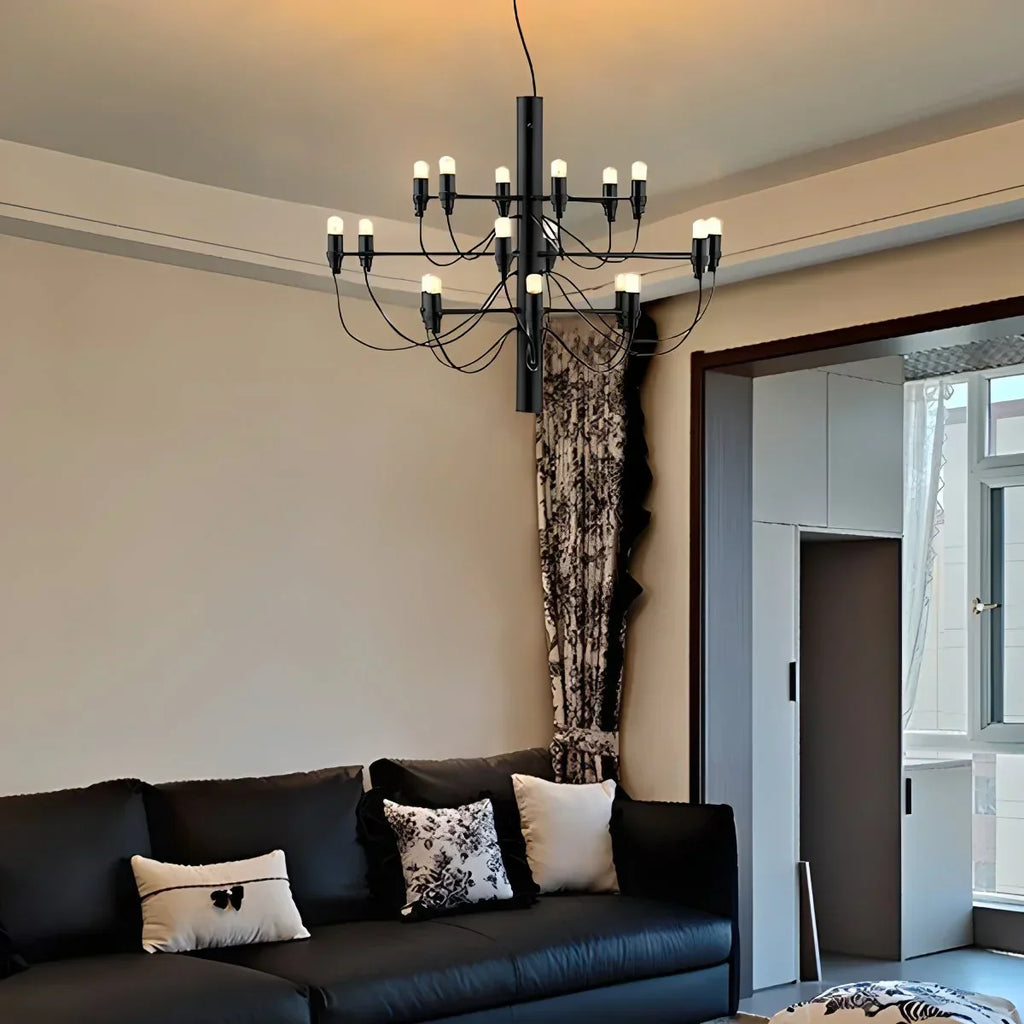 Tiered Modern Candle Chandelier | Desfino