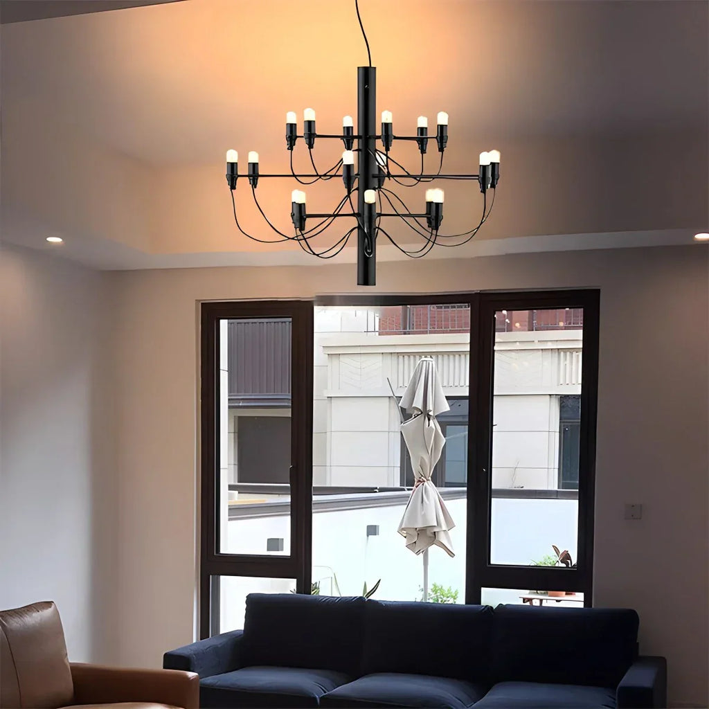Tiered Modern Candle Chandelier | Desfino