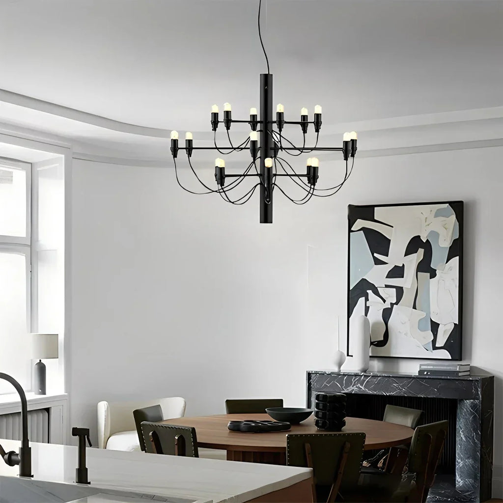 Tiered Modern Candle Chandelier | Desfino