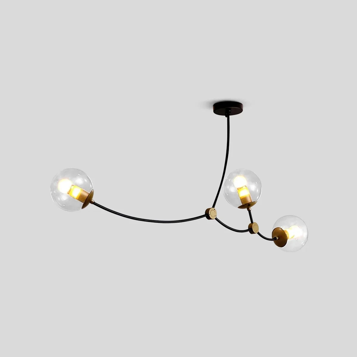 Minimalist Sputnik Globe Glass Chandelier | Desfino