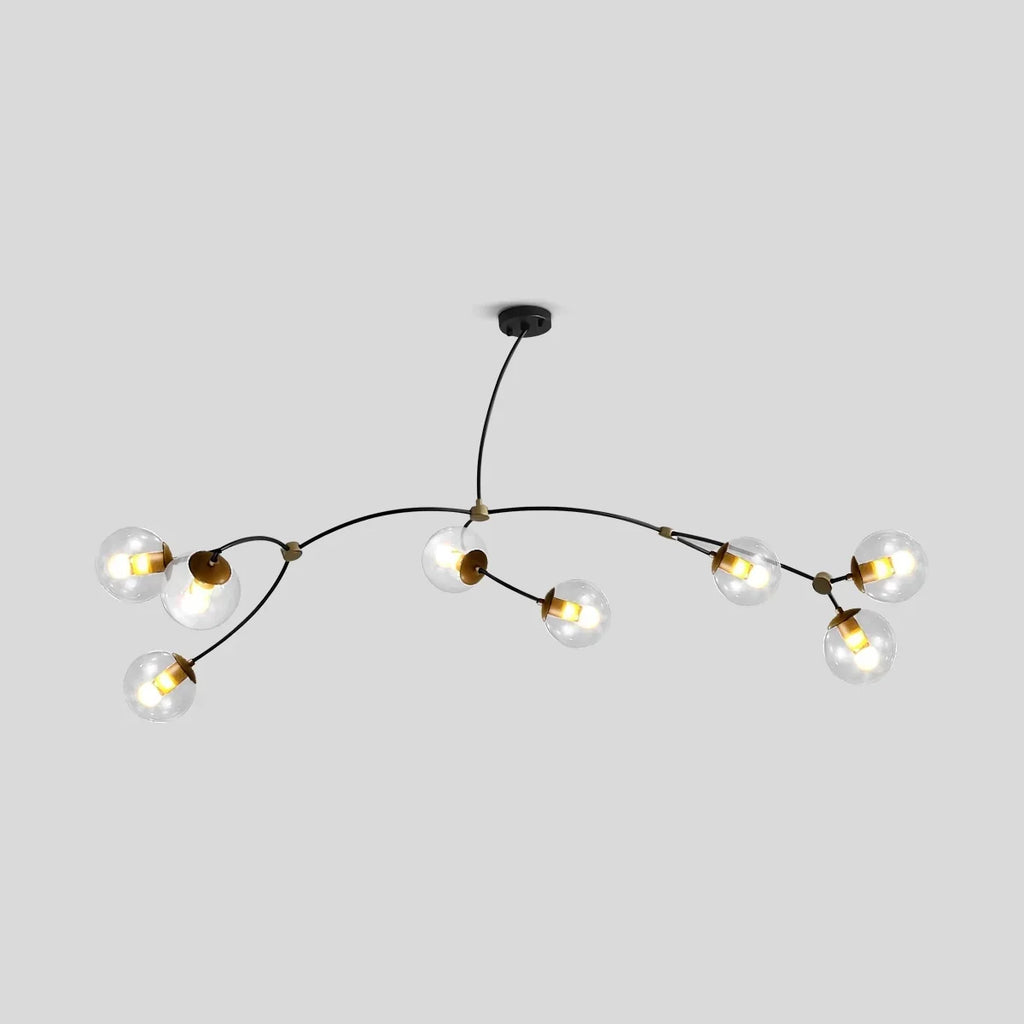 Minimalist Sputnik Globe Glass Chandelier | Desfino