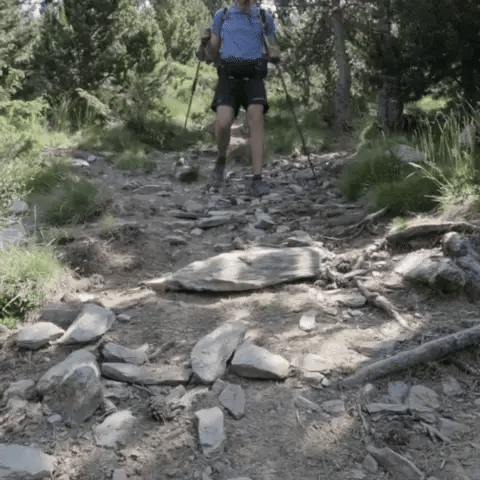 Bâtons de trekking télescopiques PeakGlide — pliables, réglables avec pince à serrage facile - Desfino