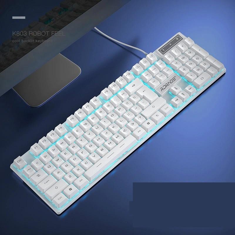 Tastatură mecanică pentru gaming Virex Elite — Taste iluminate, cu fir | Desfino