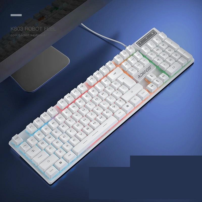 Tastatură mecanică pentru gaming Virex Elite — Taste iluminate, cu fir | Desfino