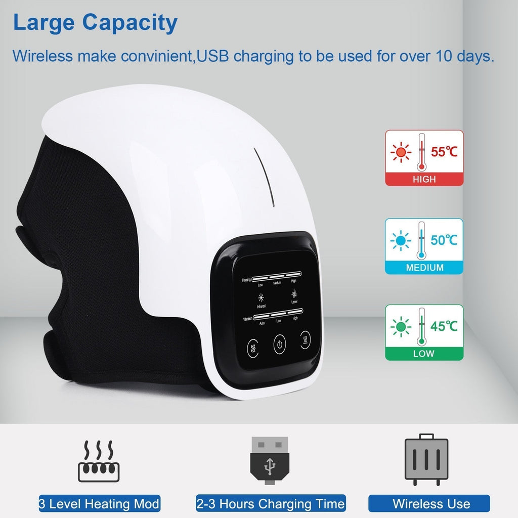 KneeViva Pro Electric Knee Massager — Heat & Infrared Therapy - Desfino