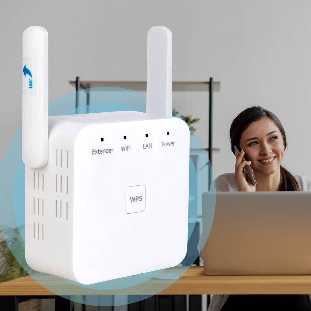 AeroLink Dual-Band 5G WiFi-forstærker — trådløs rækkeviddeforstærker på 305 meter