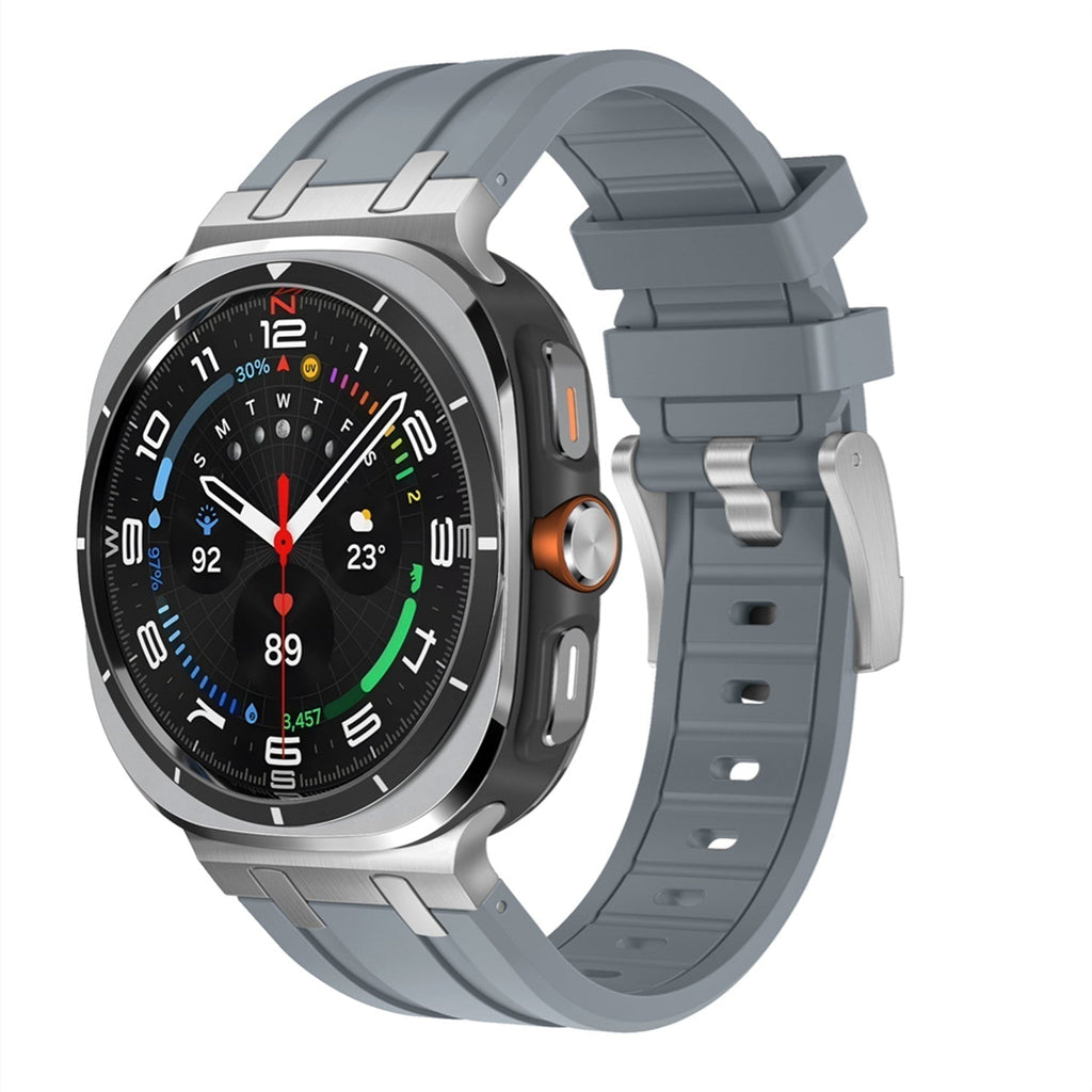 Cinturino sostitutivo in silicone Vellaro per Samsung Watch Ultra — Fibbia ad ardiglione - Desfino
