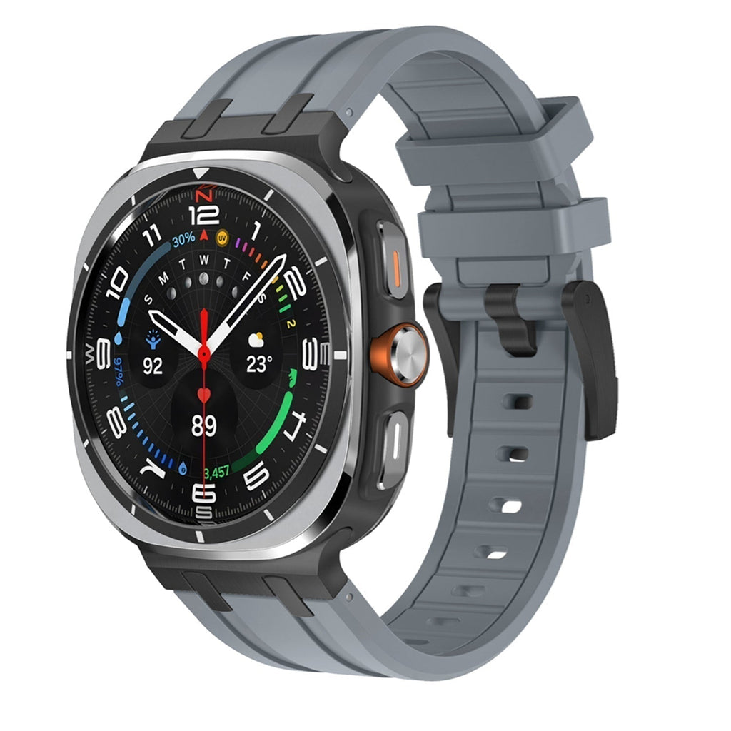 Cinturino sostitutivo in silicone Vellaro per Samsung Watch Ultra — Fibbia ad ardiglione - Desfino