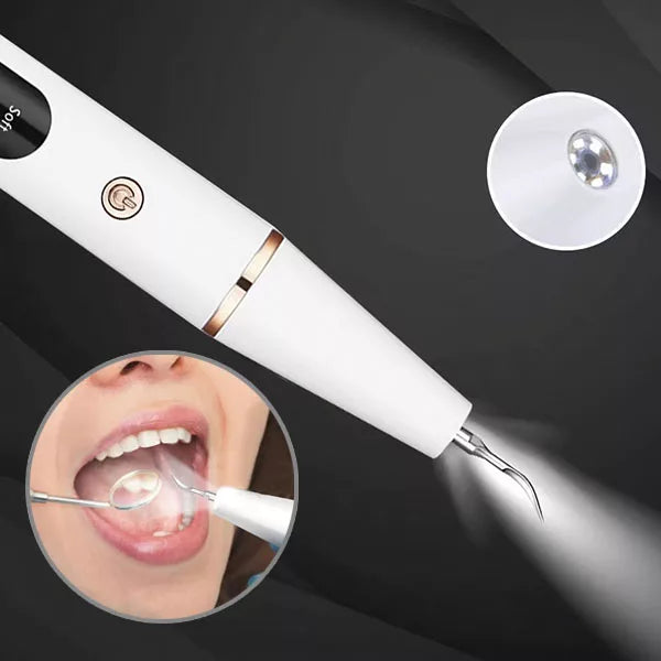 Dispozitiv ultrasonic OralPro pentru îndepărtarea plăcii și a tartrului — curățător de tartru - Desfino