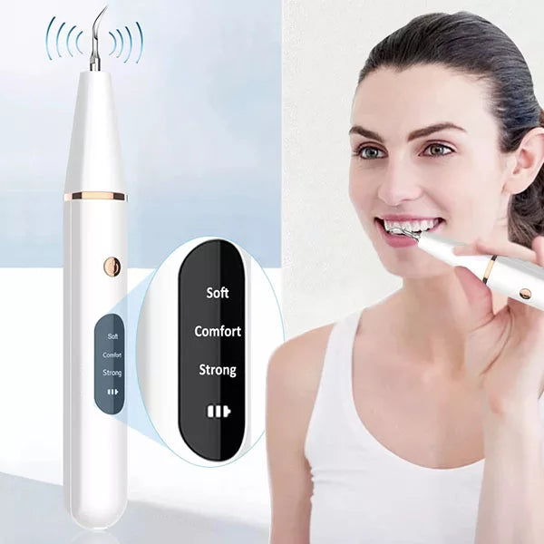 Dispozitiv ultrasonic OralPro pentru îndepărtarea plăcii și a tartrului — curățător de tartru - Desfino