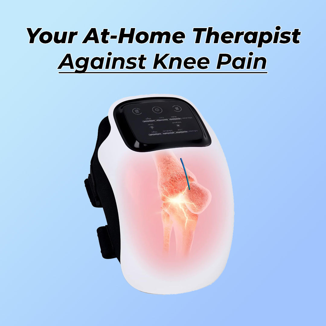3-in-1-Knie-Therapiewickel — Wärme, Rotlichttherapie und Massage - Desfino