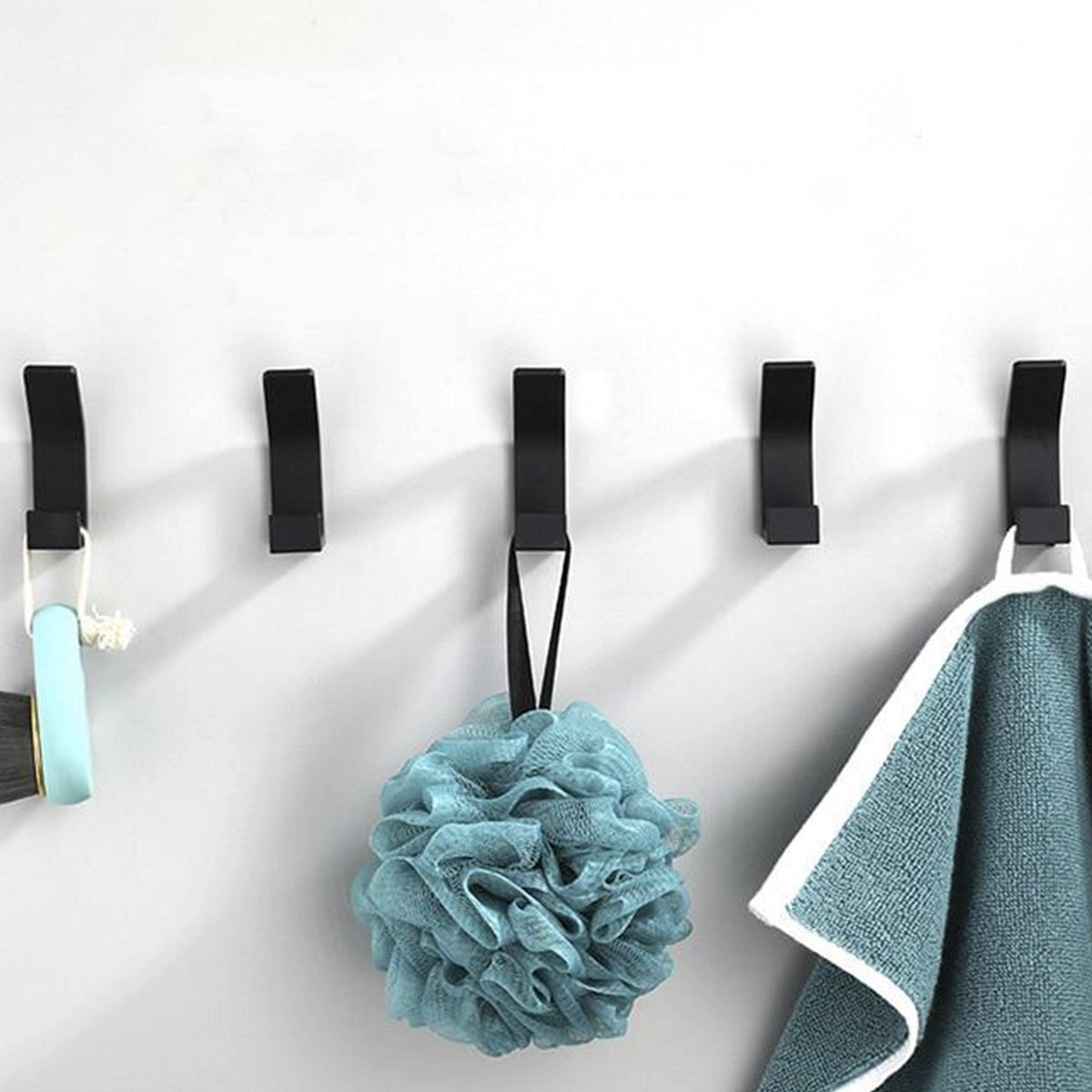 Crochets muraux adhésifs LyraNest — Rangement d’entrée sans perçage - Desfino