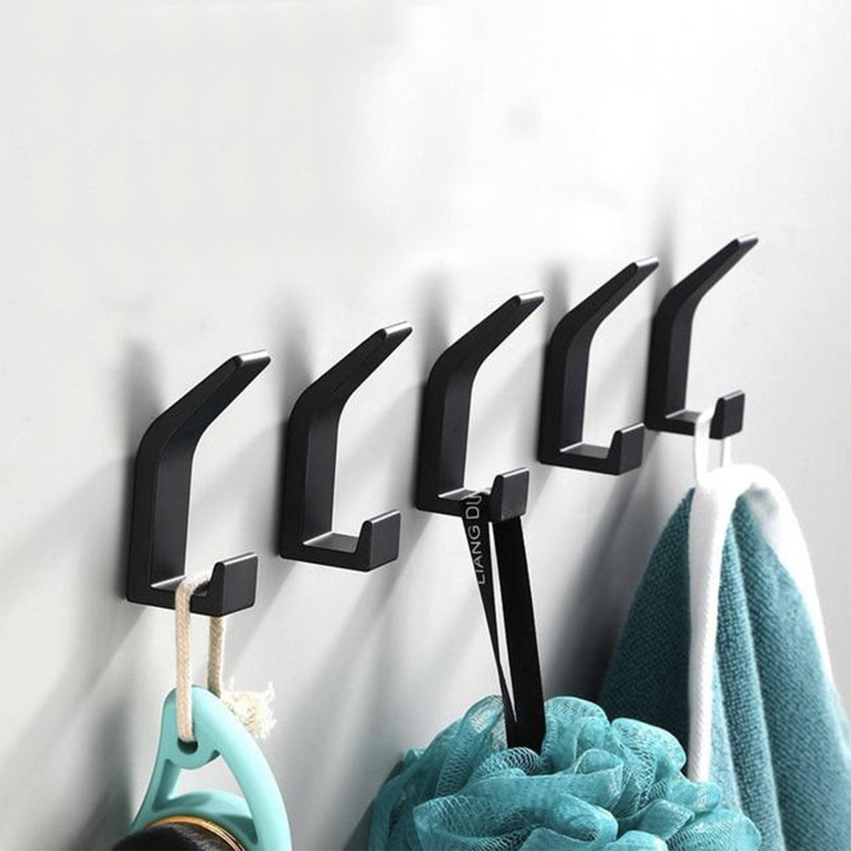 Crochets muraux adhésifs LyraNest — Rangement d’entrée sans perçage - Desfino