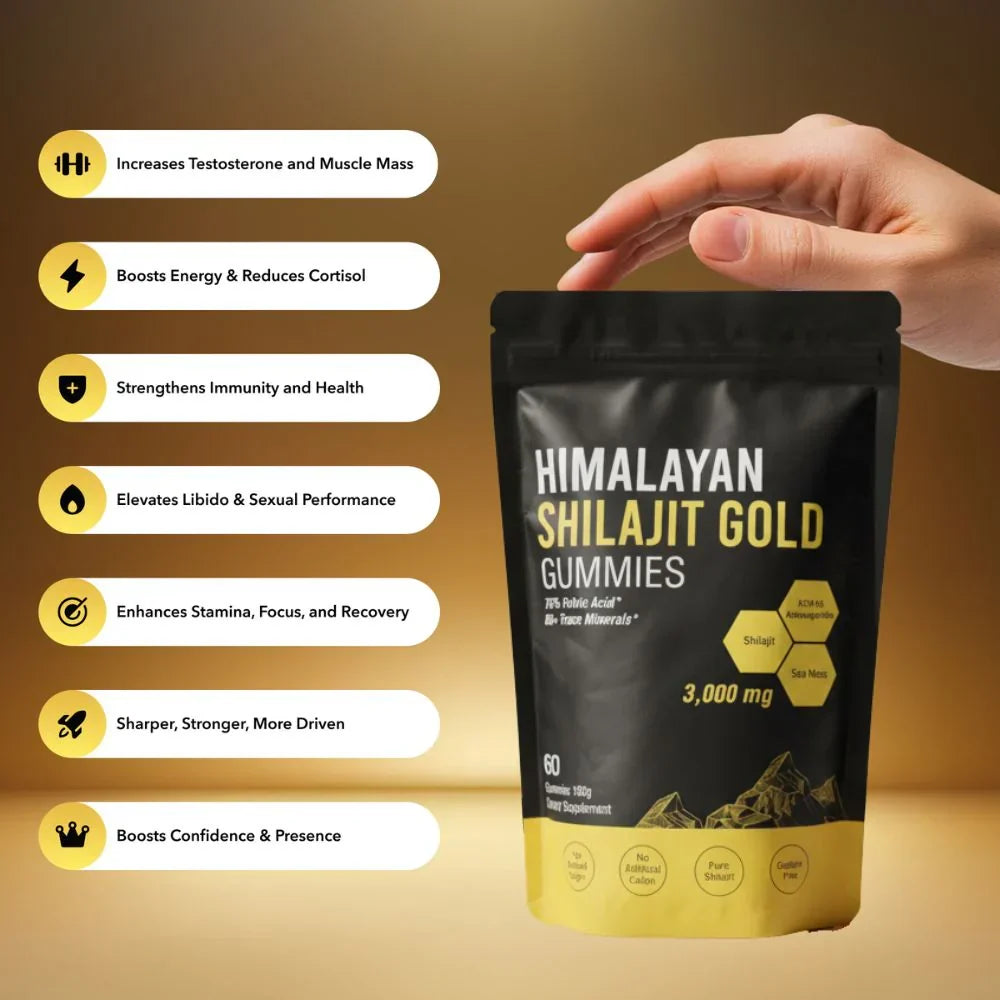 Himalájské želé Shilajit - podpora energie, soustředění a regenerace | Desfino