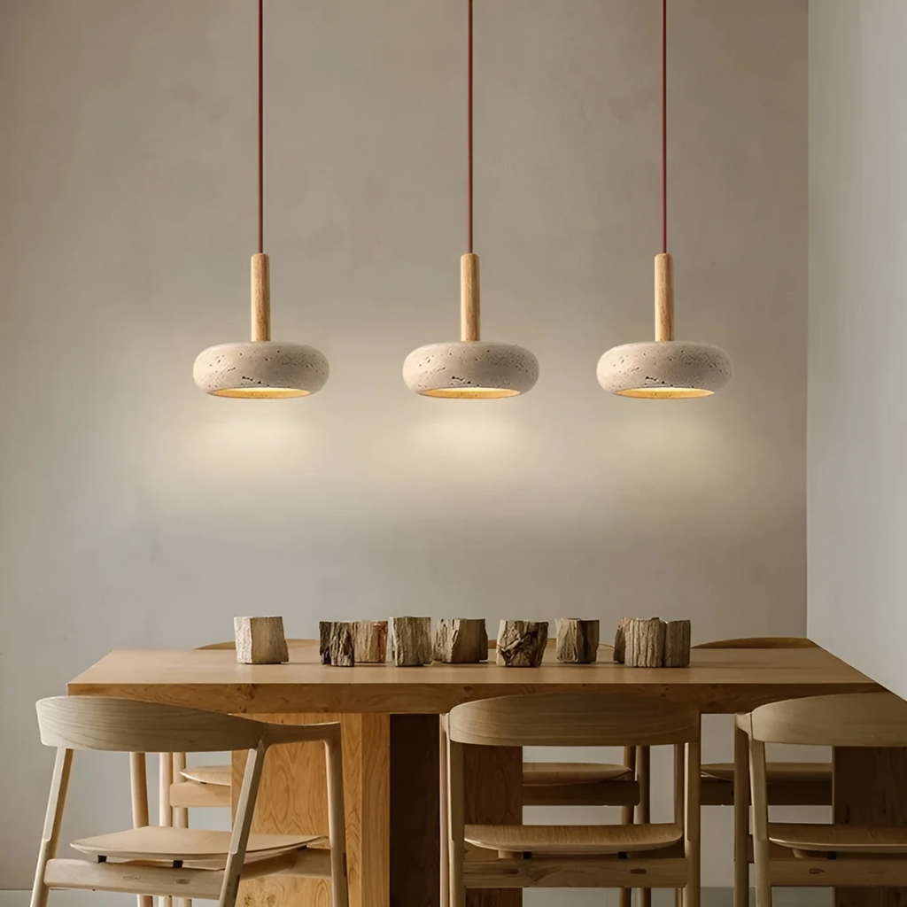 Kibo LED-hänglampa — justerbar 2 m sladd, japansk retrodesign - Desfino
