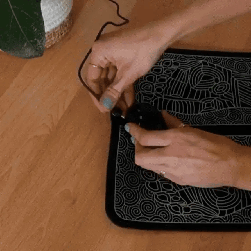 ReviPulse Foldable NMES Foot Massager — 15-Minute Electrical Therapy - Desfino