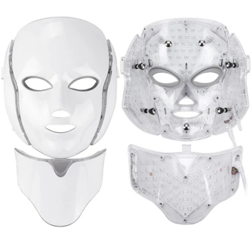 AstraGlow 7-Color LED Photon Mask — Neck Treatment - Desfino