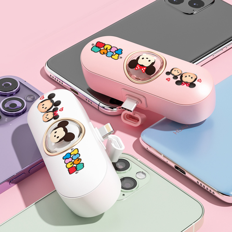 5000mAh Power Bank — Compact Charger with Retractable Stand - Desfino
