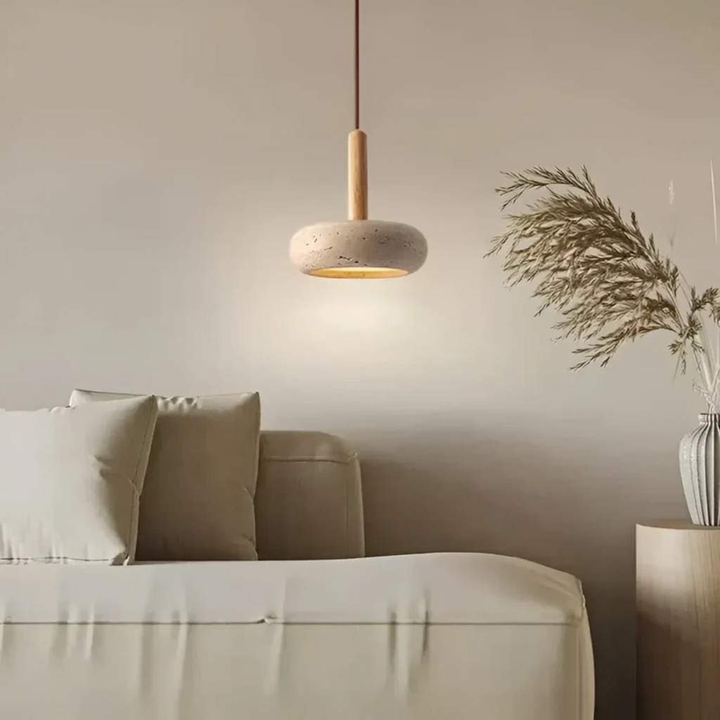 Kibo LED-hänglampa — justerbar 2 m sladd, japansk retrodesign - Desfino