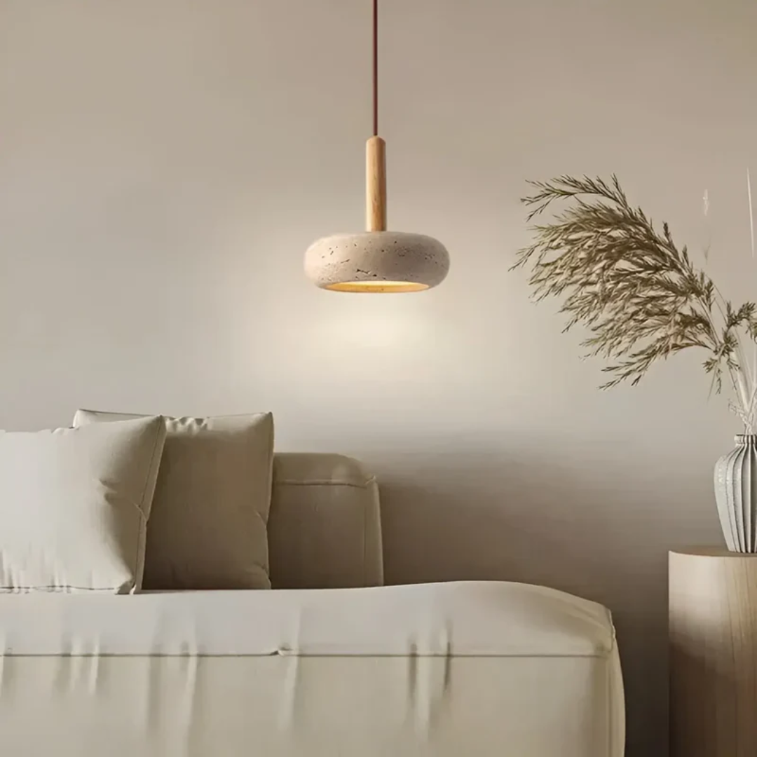 Kibo LED-hänglampa — justerbar 2 m sladd, japansk retrodesign - Desfino
