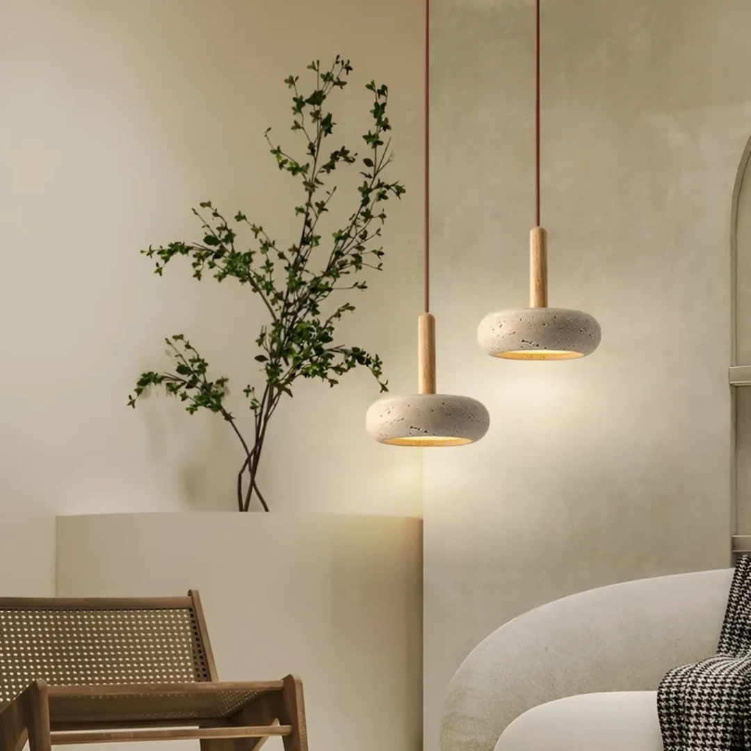 Kibo LED-hänglampa — justerbar 2 m sladd, japansk retrodesign - Desfino