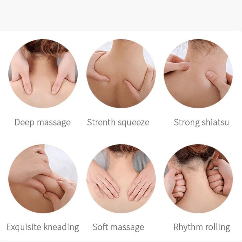 Novara - protahovač zad a krku — trakce, shiatsu masáž, volitelné vyhřívání - Desfino