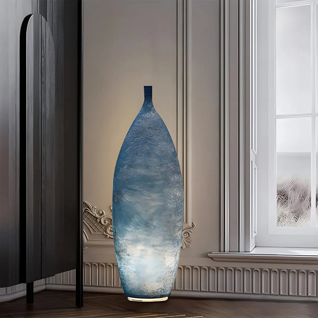 Bunte Vasen-Stehlampe für den Außenbereich | Desfino