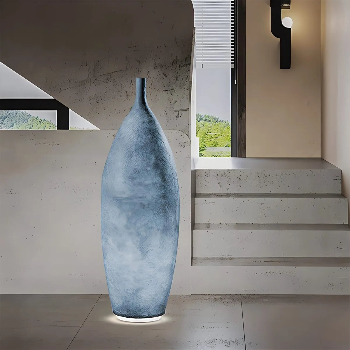 Bunte Vasen-Stehlampe für den Außenbereich | Desfino