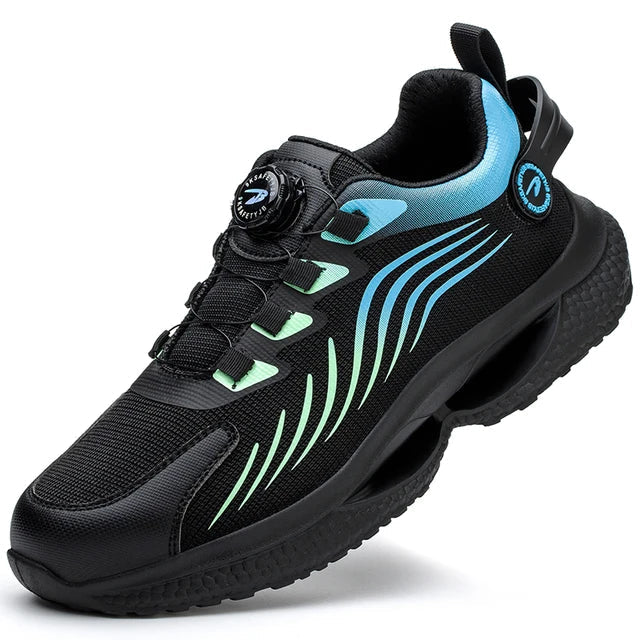 Sapatos de trabalho Ravex com biqueira de aço — Biqueira reforçada, ajuste almofadado - Desfino