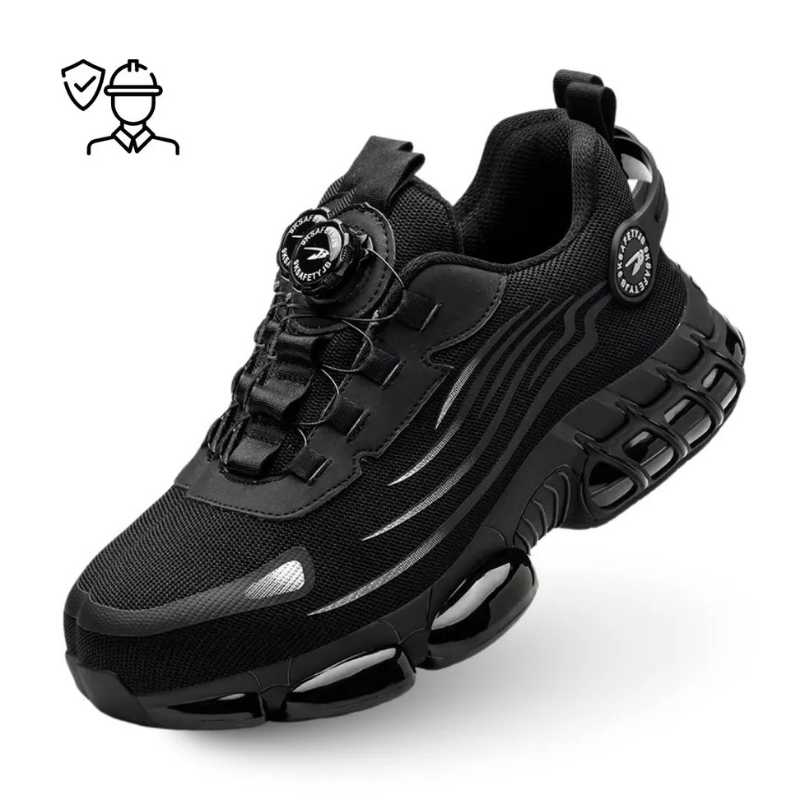 Sapatos de trabalho Ravex com biqueira de aço — Biqueira reforçada, ajuste almofadado - Desfino