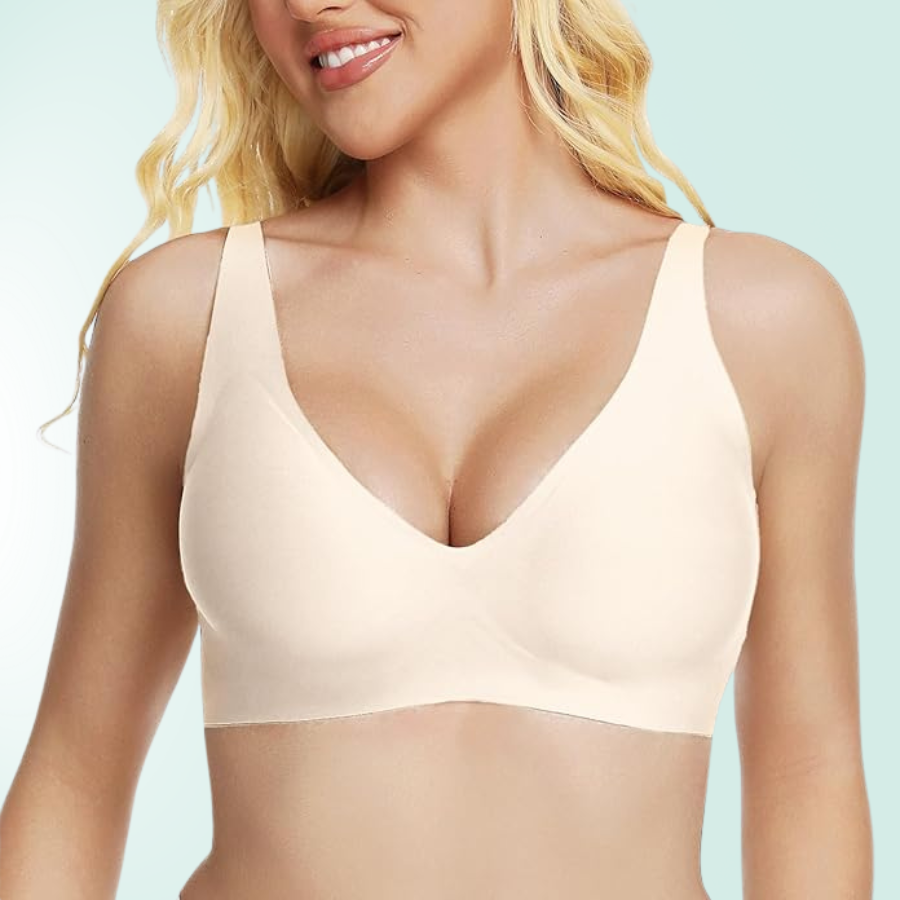 Serivena Vela Seamless Wireless Lift Bra — bezešvá bezdrátová podprsenka s nadzvednutím a hladkou pohodlnou oporou - Desfino