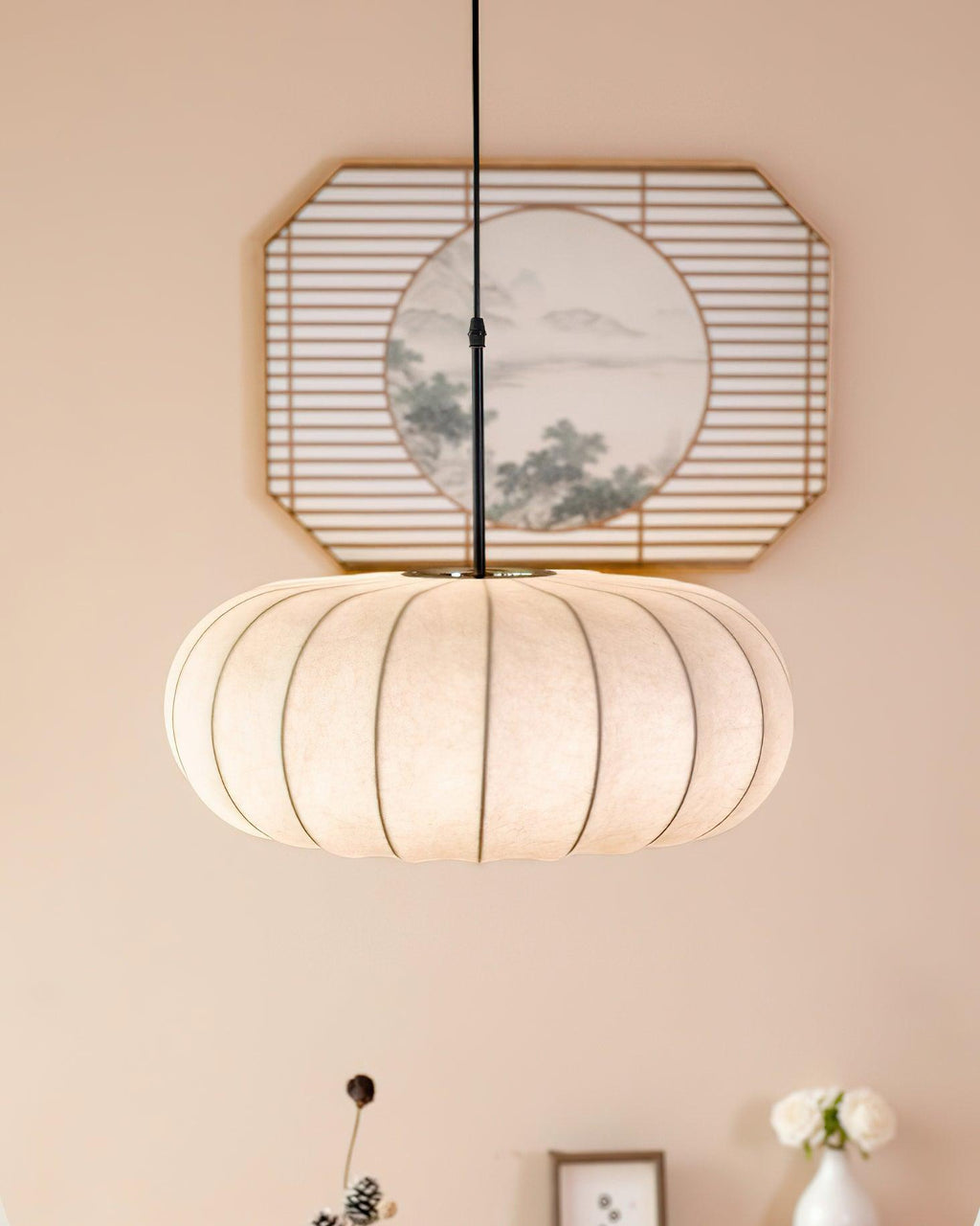 Kirei moderne pendellampe — japansk wabi-sabi-design - Desfino