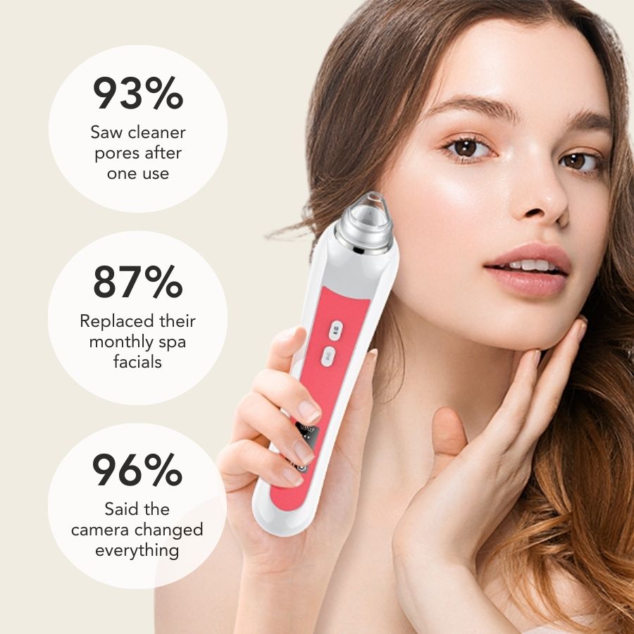 LuminaPore HD Pore Extractor — Real-Time Blackhead Removal | Desfino
