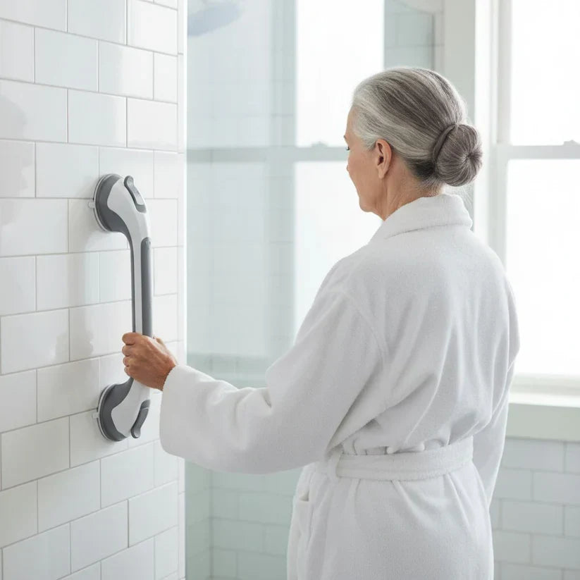 Sicherer Saugnapf-Haltegriff für die Dusche — Haltegriff fürs Badezimmer | Desfino