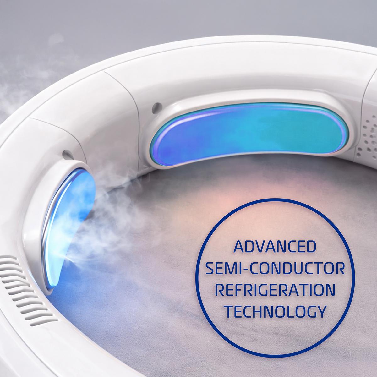 مبرد ومدفئ للرقبة قابل لإعادة الشحن بتقنية ThermoFlow ثلاثية المناطق - Desfino