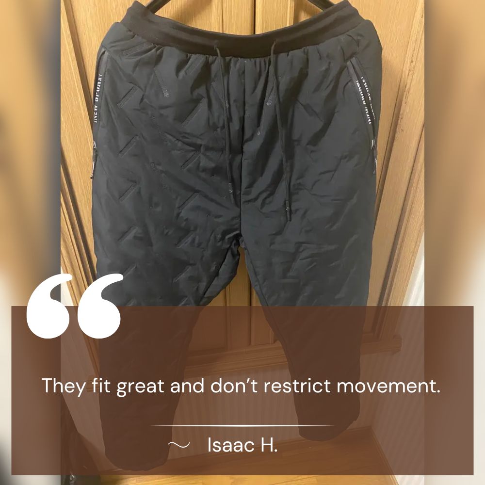 Pantaloni cargo unisex ThermaRidge, impermeabili, căptușiți cu fleece - Desfino