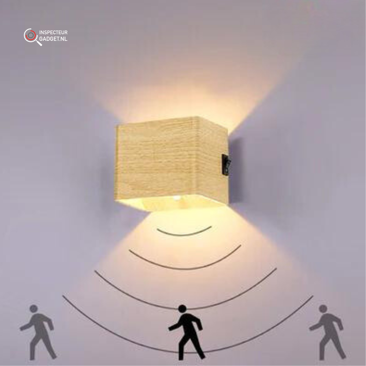 מנורת קיר אלחוטית מתכווננת הנטענת באמצעות USB Lumiara — תאורה למשך 65 שעות - Desfino