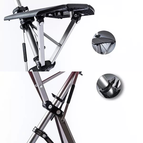 Portable Folding Walking Stick with Seat — Cane Chair - Desfino
