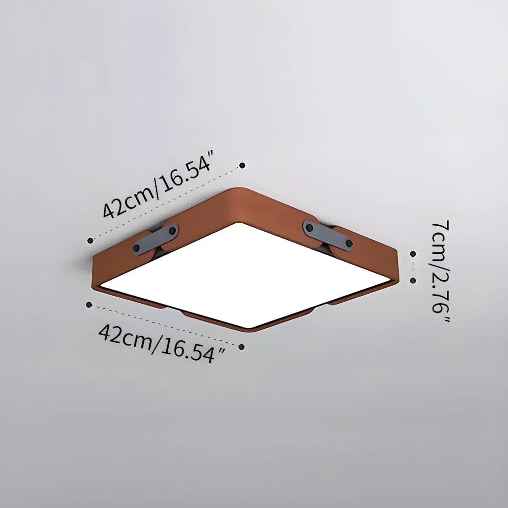 Nordic Wood Ceiling Light for Bedroom | Desfino
