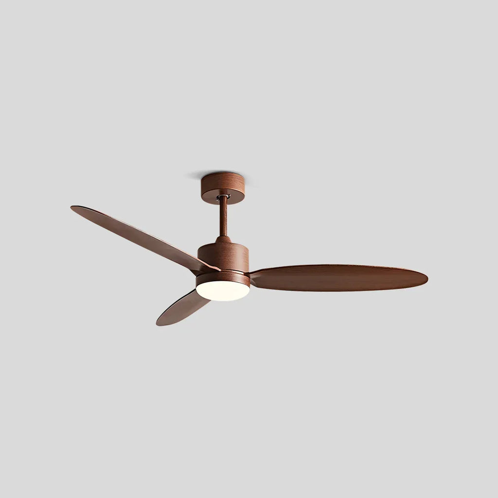 Deckenventilator mit 3 Flügeln und Licht fürs Schlafzimmer | Desfino
