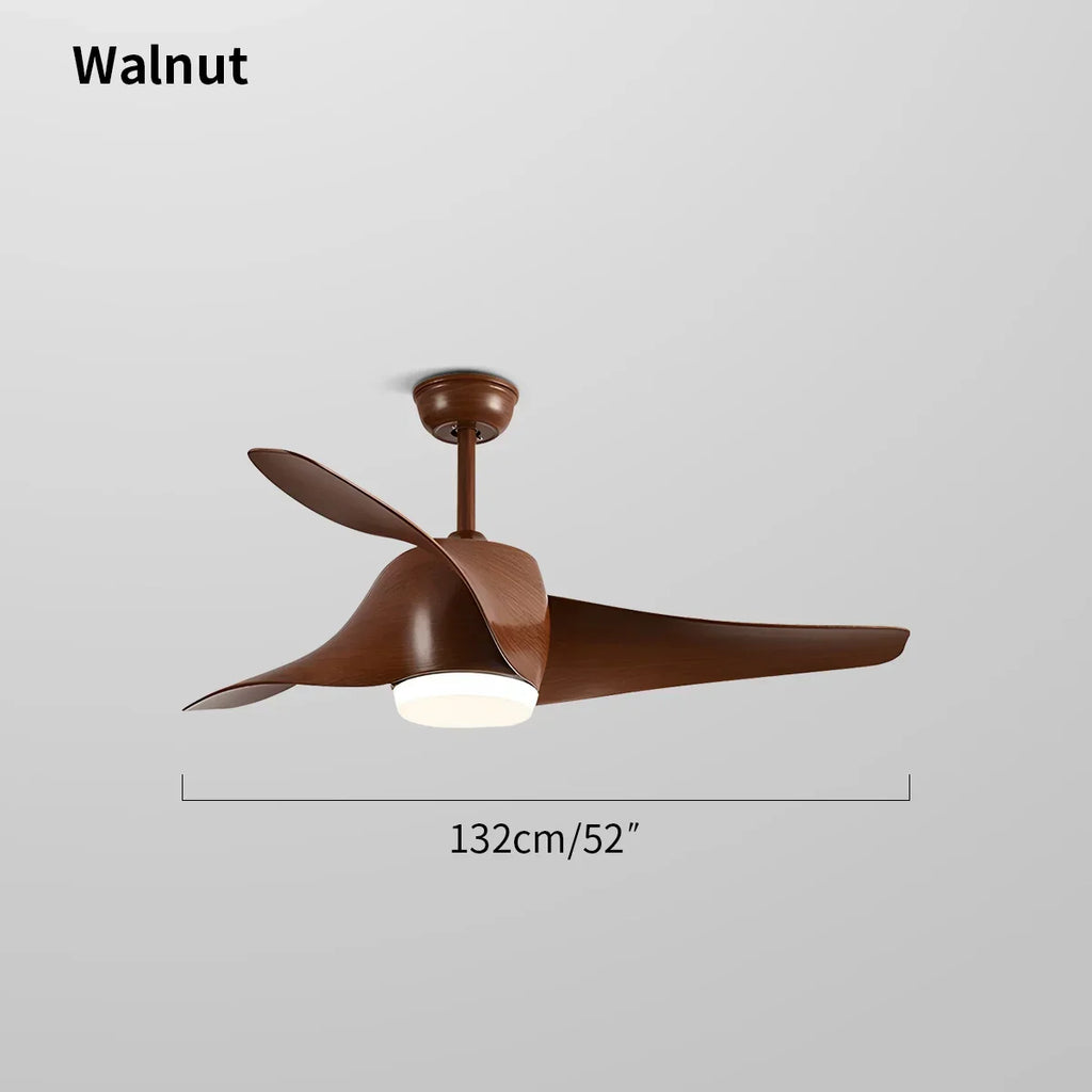 Deckenventilator mit Lampe und Propellerdesign für das Esszimmer | Desfino