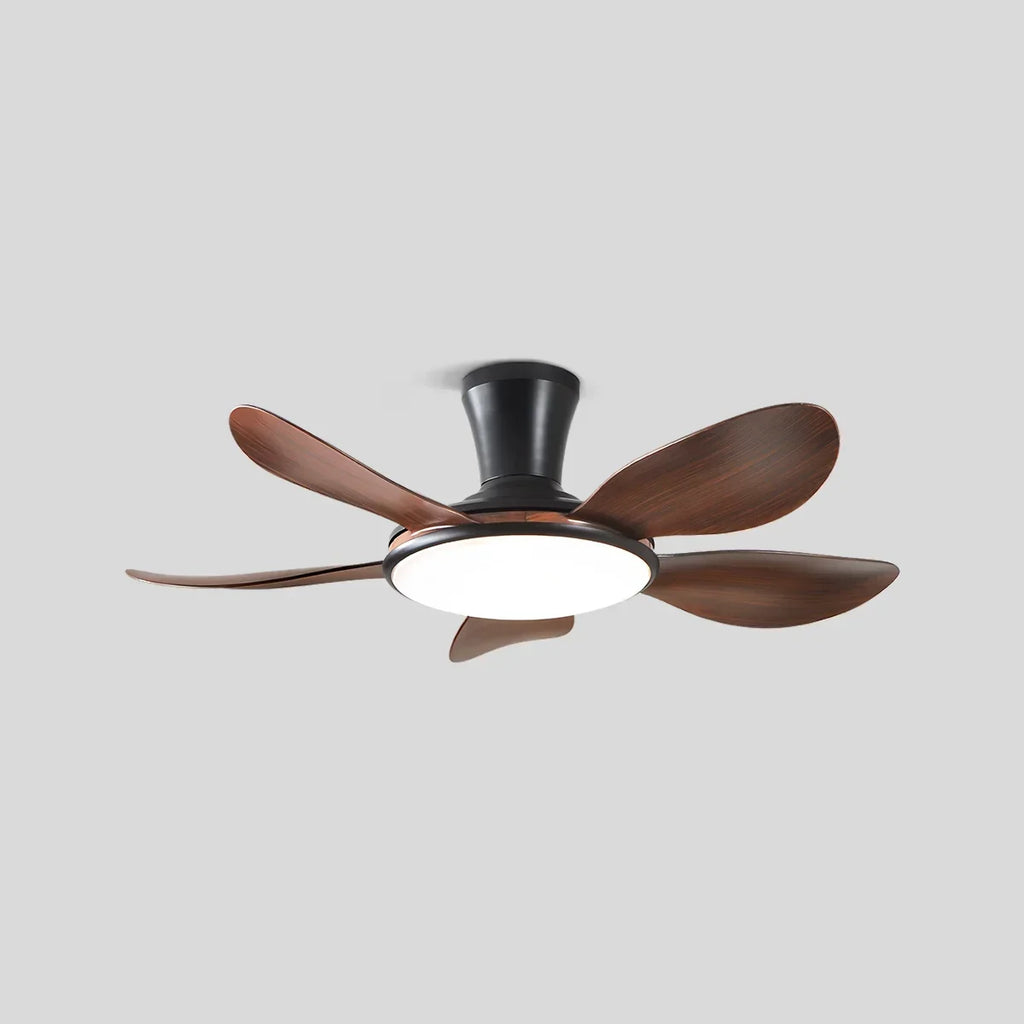 Leiser LED-Deckenventilator mit Fernbedienung und Licht | Desfino