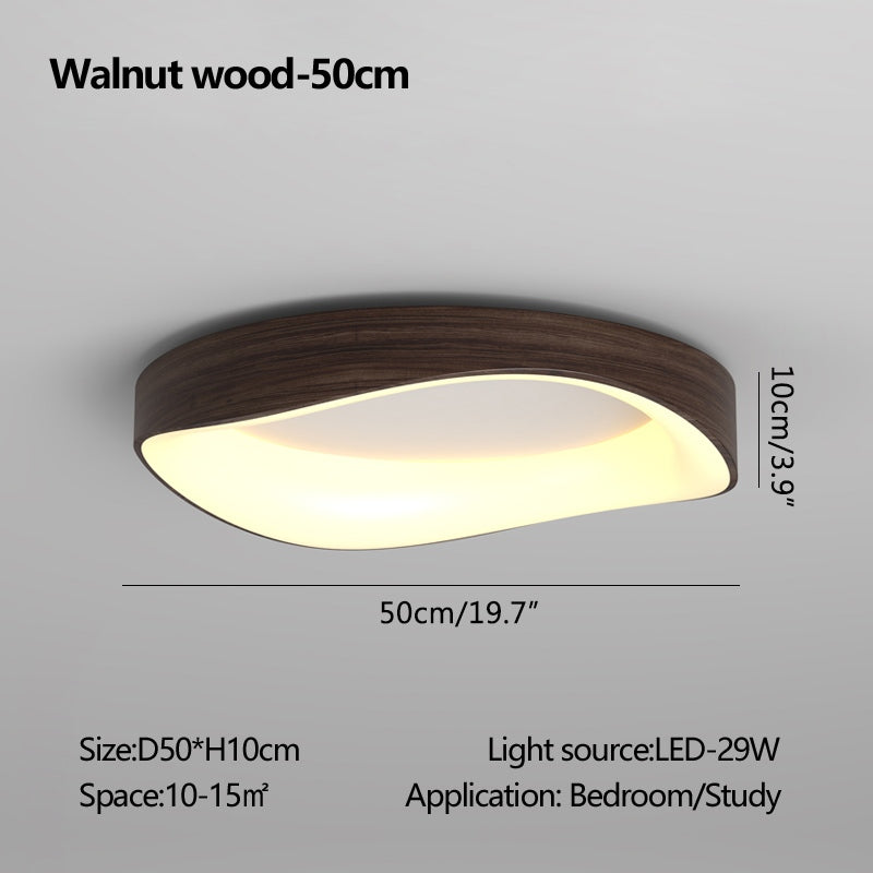 Nordic Acrylic Circle Ceiling Light for Bedroom | Desfino