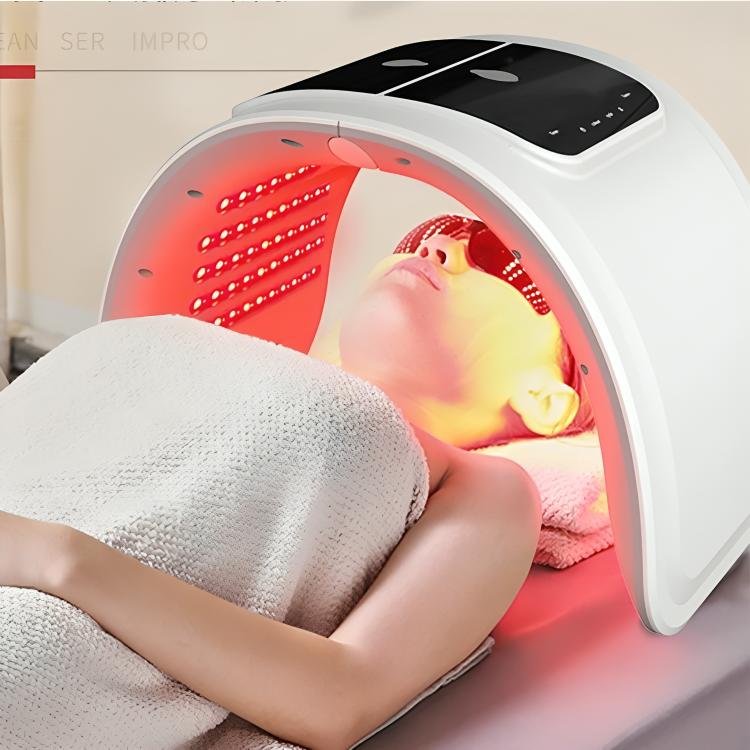 Dispositivo facciale LED PDT LumiDerm a 7 colori — 96 LED SMD nel vicino infrarosso - Desfino
