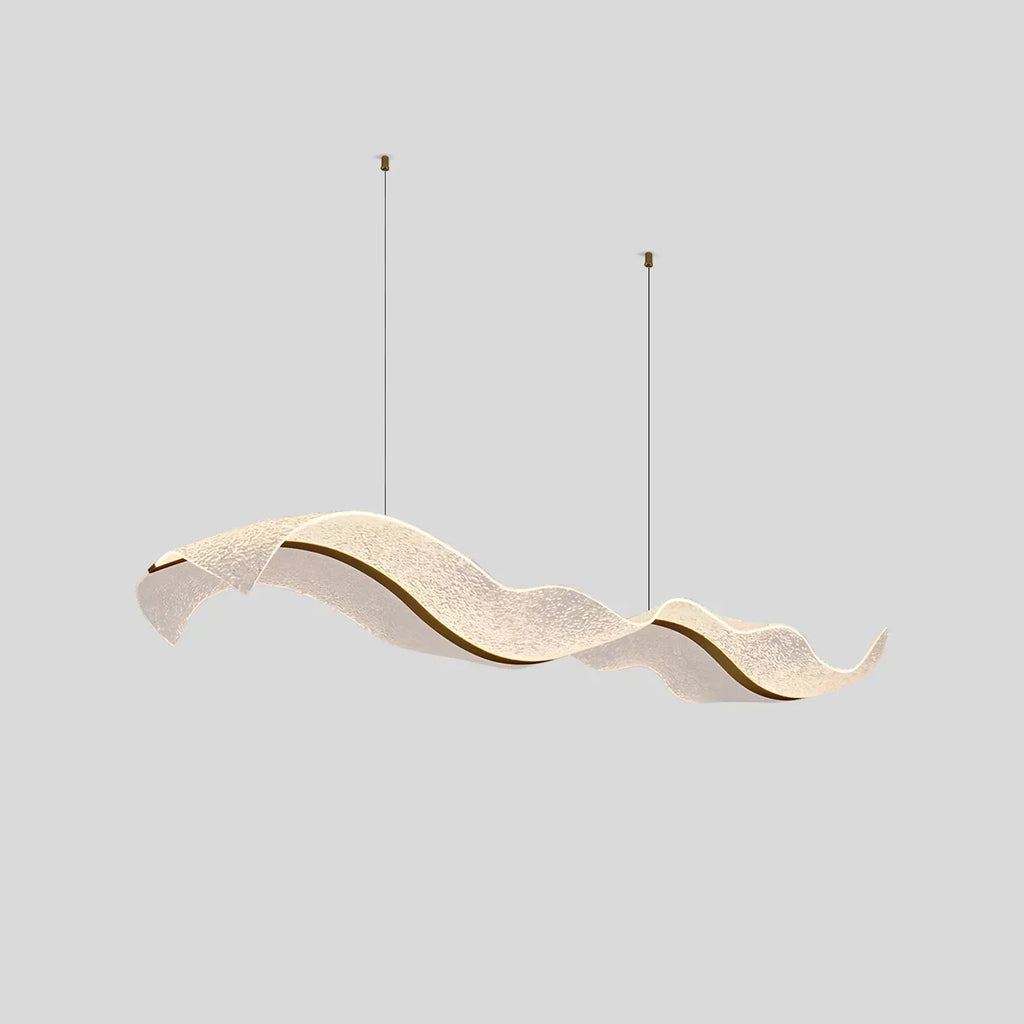 Modern LED Wave Acrylic Chandelier | Desfino