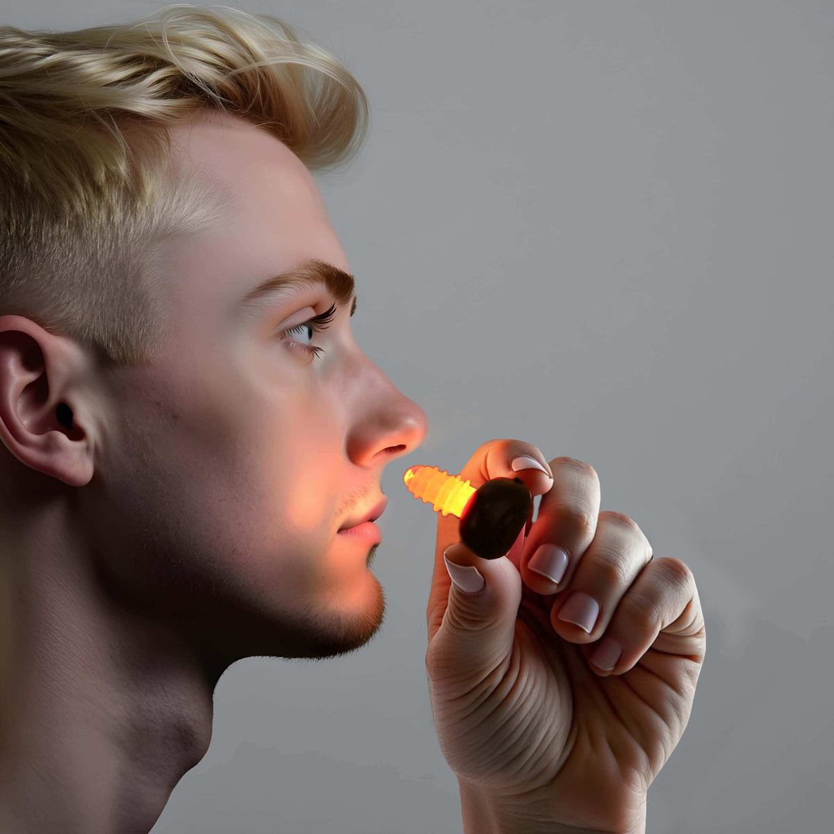 BreatheGlow vörösfényes orreszköz — LED-es támogatás az orrmelléküregek enyhítéséhez - Desfino