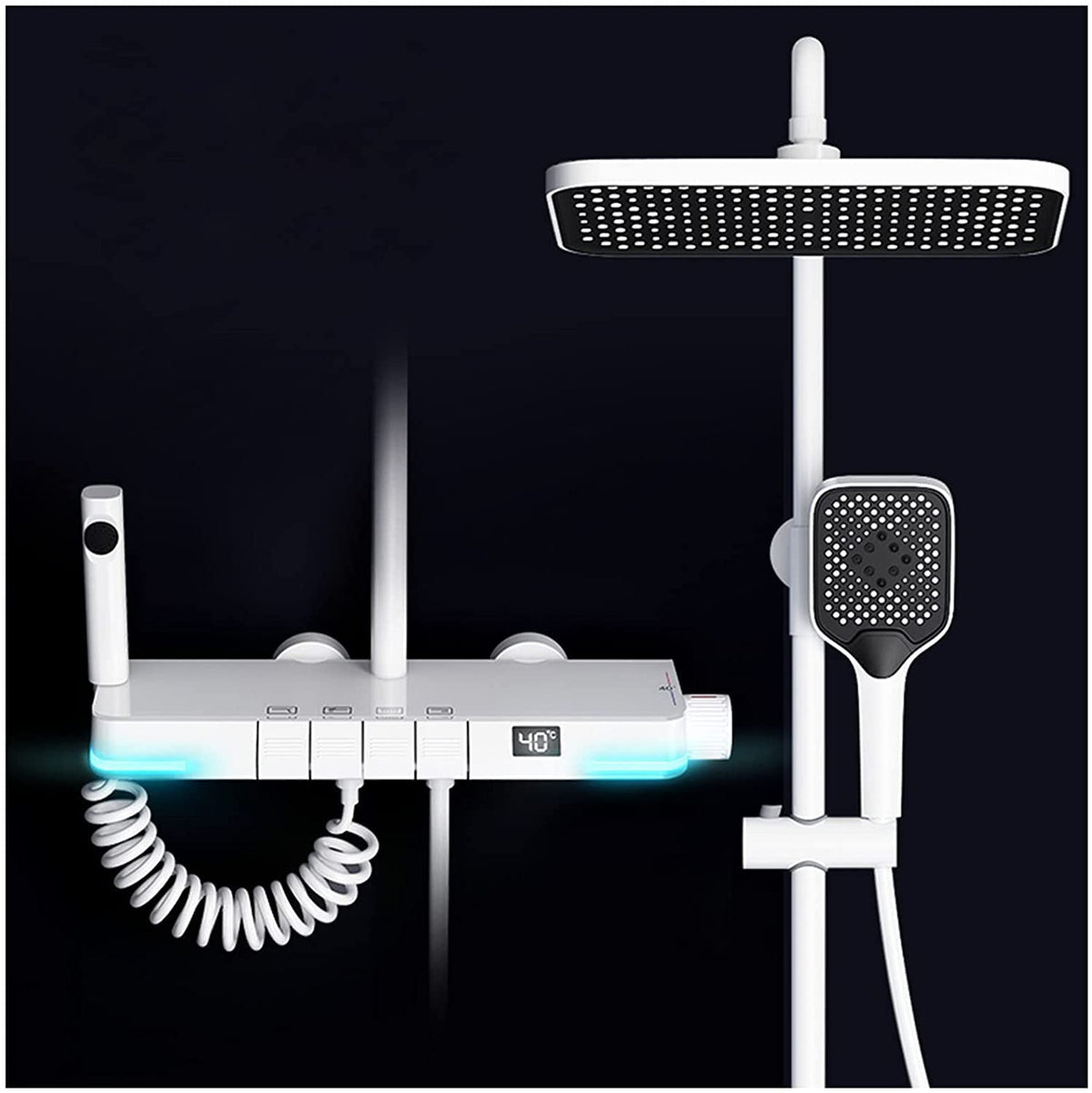 Affichage numérique de la température Aurell — Système de douche thermostatique - Desfino