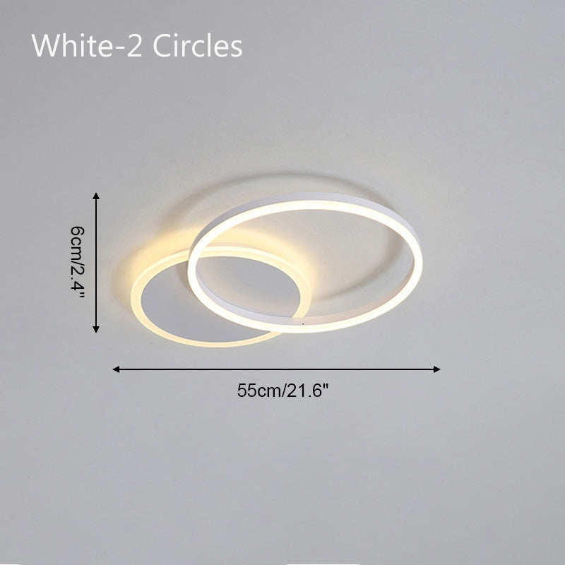 Runde LED-Deckenleuchte für das Wohnzimmer | Desfino