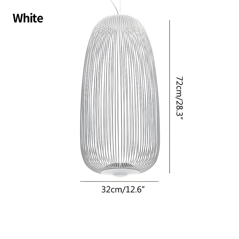 Foscarini Spokes Pendelleuchte in Vogelkäfigform | Desfino