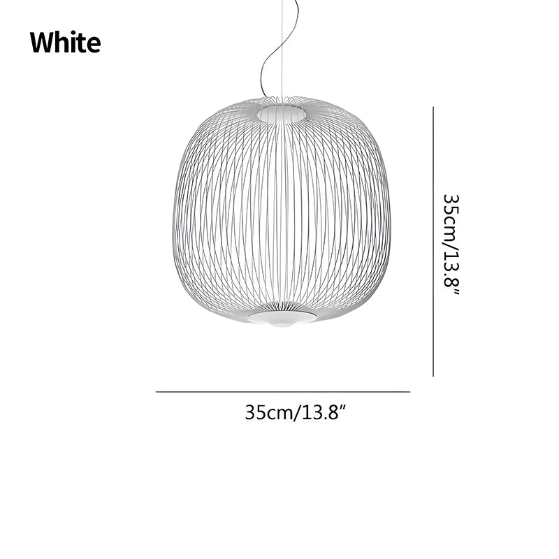 Foscarini Spokes Pendelleuchte in Vogelkäfigform | Desfino